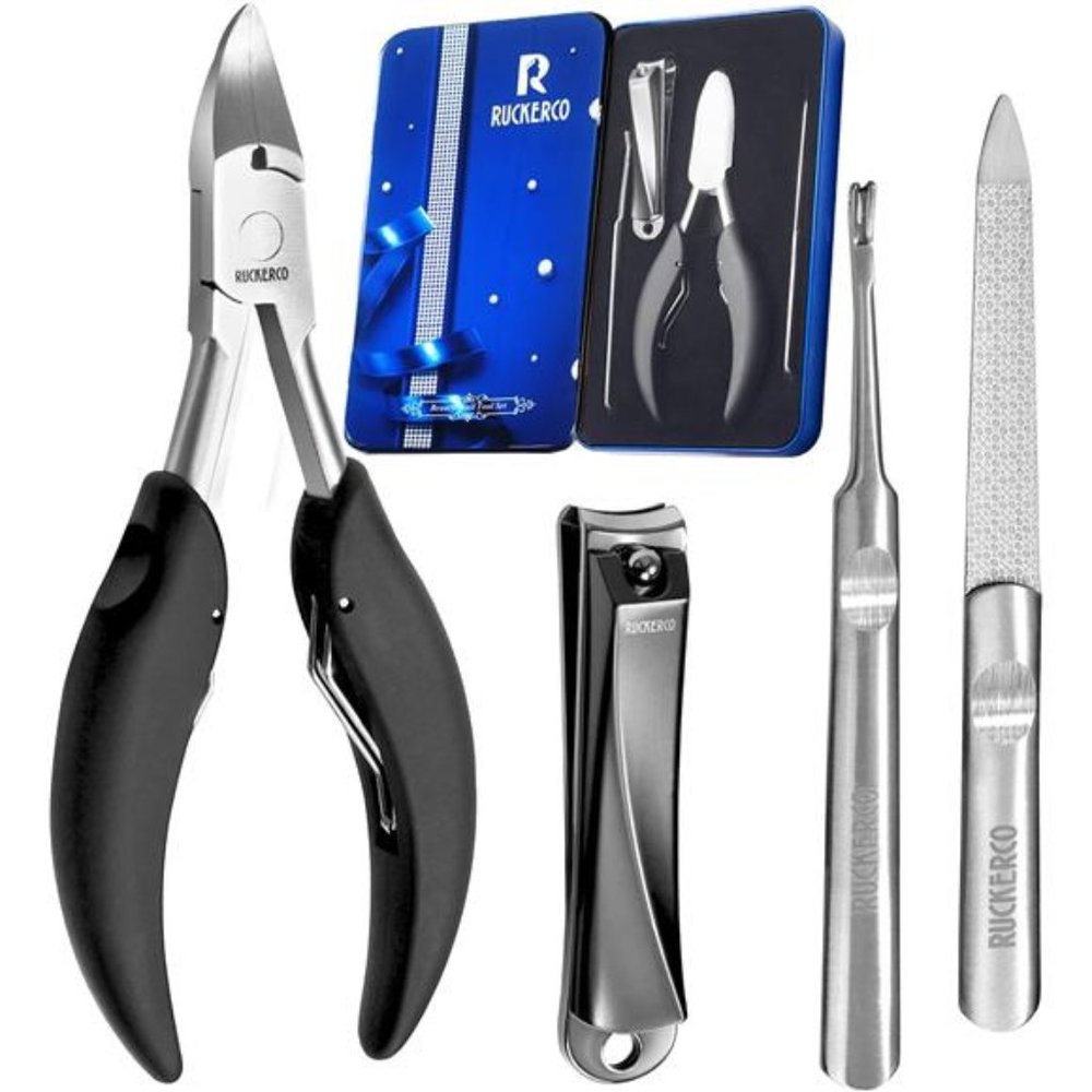 Nail Clippers Set 4Pcs Ingrown Toenail Nail File, Nail Cutter Sur…